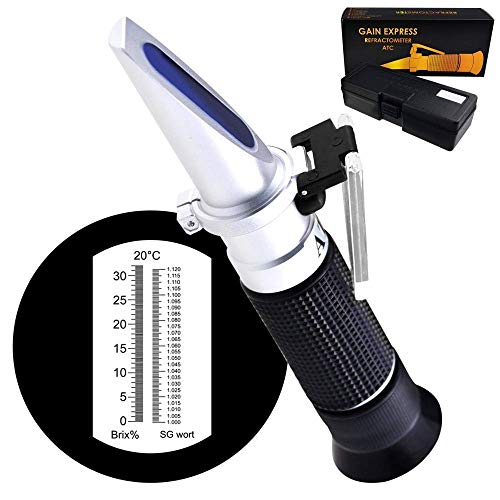 GlobalNiche® DANOPLUS Beer Brix & Specific Gravity Refractometer with