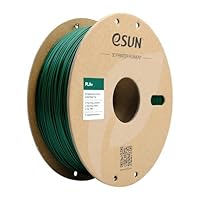 eSUN PLA+ Filament 1.75mm, Enhanced Toughness 3D Printer Filament PLA Plus, Dimensional Accuracy +/- 0.03mm, 1KG Spool (2.2 LBS) 3D Printing Filament for 3D Printers, Green