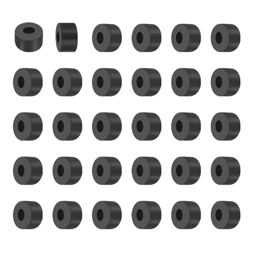 PATIKIL Entretoises Caoutchouc Multiusages 30Pcs 4mm x 9mm
