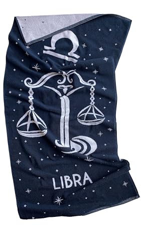Serviette de sport Balance en coton pour adultes et enfants design zodiaque - 4