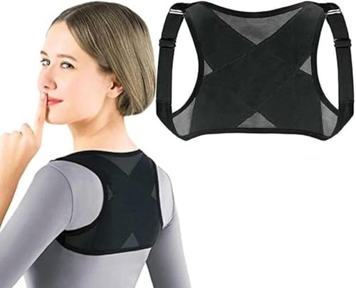 Correcteur de posture thoracique réglable invisible en grande taille