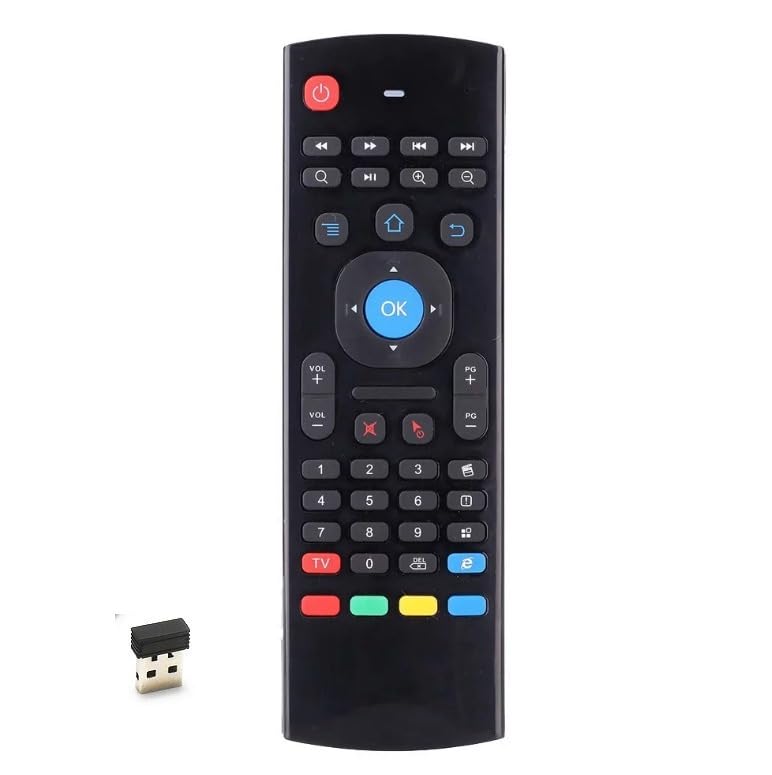 FNX 3 in 1 Universal Air Mouse Remote (Mouse + Keyboard) - 2.4 Ghz Wireless Connection, Intelligent Learning (IR) Air Fly Smart for PC, Smart TV, Android TV Box-image-47