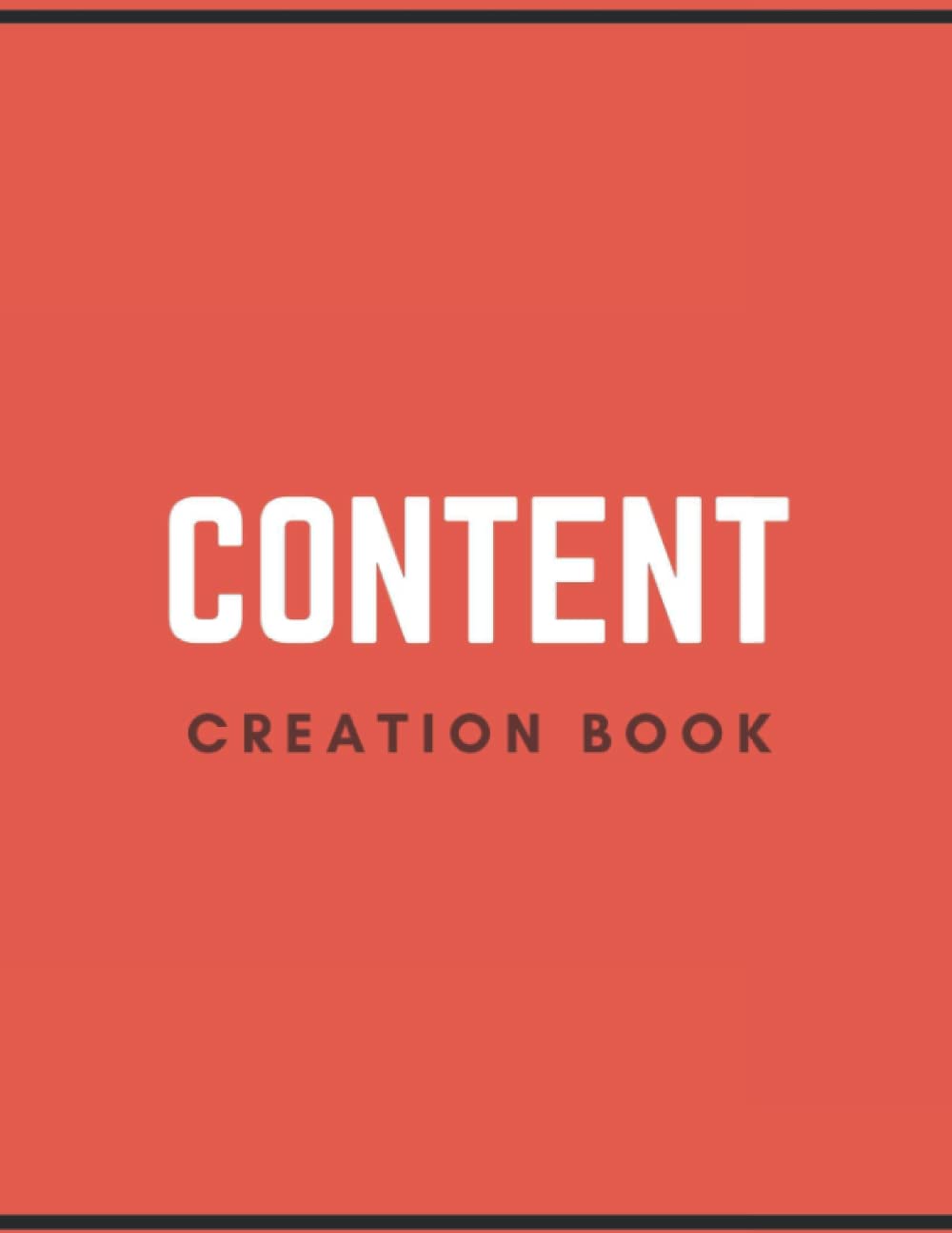 Content Creation Book: Journal for content creators