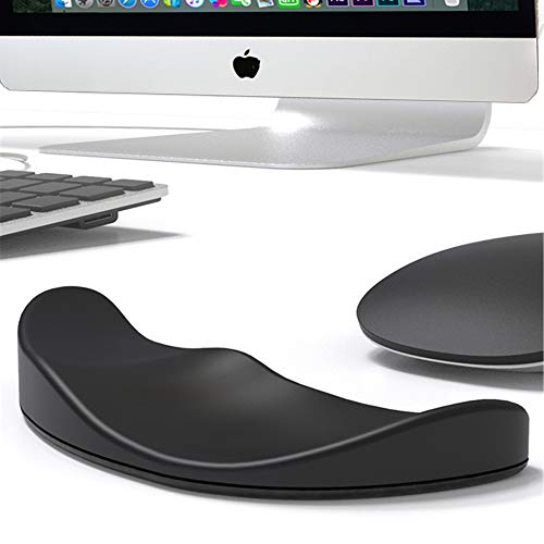 Lucstar Gaming Working Mouse Wrist Rest Pad Support for Computer Laptop PC, Comfortable Durable for Office Home, Lightweight Silent Quick Moving, Reduce Wrist Pain Fatigue(Black)