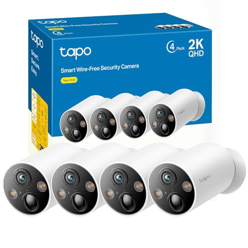 Miniatura 8 de Tapo C425(4-Pack)-Cámara vigilancia WiFi Exterior,2KQHD,300 Días de Batería