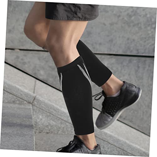 NOLITOY 4 Pares De Mangas De Compressão Para Panturrilha Meias De Compressão Atlética Para Homens Ma