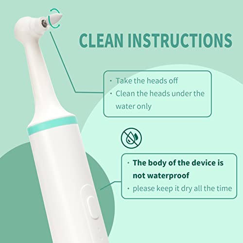 Linkycare Electric Tooth Polisher, Household Electric Dental Calculus Remover With 8 Replacement Heads & 3 Adjustable Modes, Plaque Remover For Teeth, Teeth Cleaner Tools #TOP5