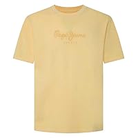 Pepe Jeans EMB Eggo T-Shirt, Giallo (Misted Yellow)