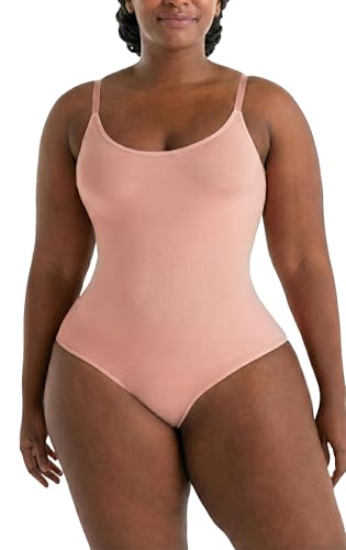 Image of SHAPERMINT Brief & Thong Bodysuit - Tummy Control Seamless Body Shaper, Shapewear for Women Small to Plus Size