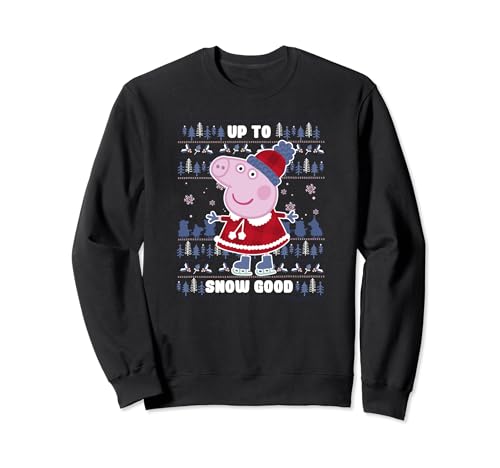 Sweat Peppa Pig de Noël pour illuminer les fêtes en famille