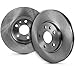 SCITOO Disc Brake Rotors Kits 55185 Front Vented Brake Rotors Fit For Chevrolet For Cruze 2011-2015,For Chevrolet For Cruze Limited 2016,For Chevrolet For Sonic 2012-2017