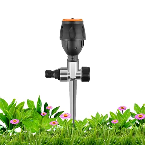 360 Degree Sprinkler | Lawn Sprinkler | Yard Sprinkler System | Garden Sprinkler System | Pulsating Lawn Sprinkler Outstanding Durability Complete Control Time Saving For Yard And Grass Irrigation - Afbeelding 4