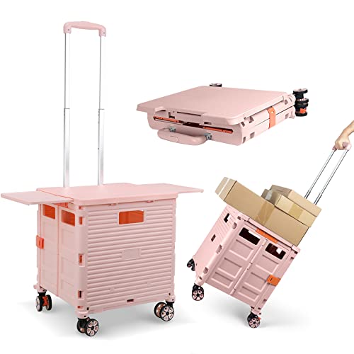 キャリーカート キャリー 台車 アウトドア 折り畳み式 カート キャリー 買い物カート ショッピングカート 運ぶカート 釣り 運動会 ショッピング用 超コンパクト 防災用品 キャンプ用 旅行用品 頑丈 軽量 運搬 静音 耐荷重40KG