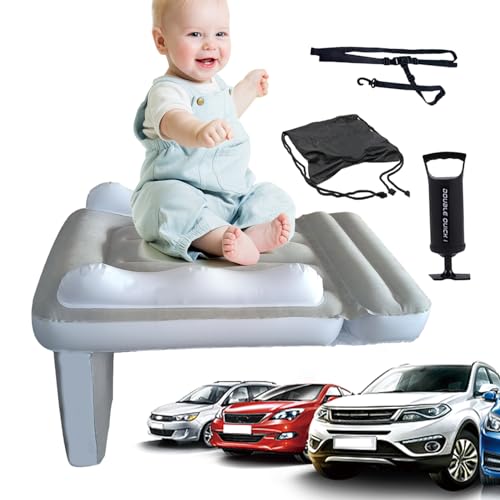 Shakven Cama inflável de viagem para crianças, cama inflável de avião para crianças - Cama de avião