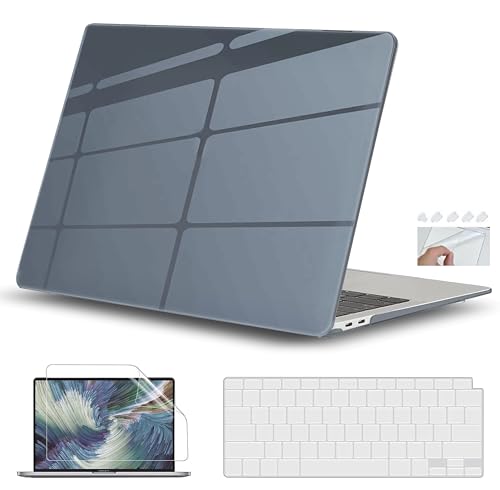 Image of Case Compatible with MacBook Pro 13 inch Case 2024 2023-2016 M1 M2 A2338 A2289 A2251 A2159 A1706 A1989Plastic Hard Shell Cover Case, Black