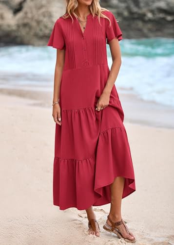 Image of KIRUNDO Summer Maxi Dresses for Women 2026