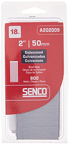 Senco A202009 18-Gauge X 2-Inch Electro Galvanized Brads #TOP3