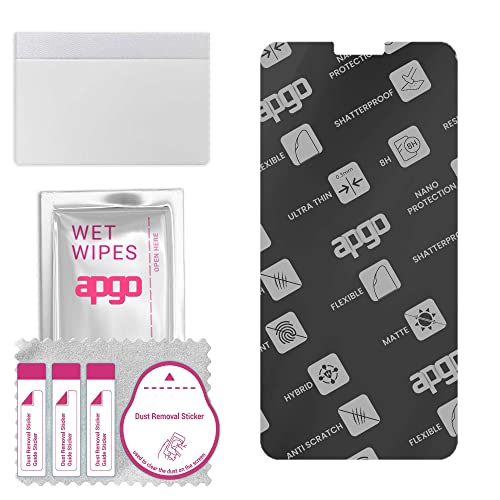 apgo Protector de pantalla MATTE Hybrid Glass para LG V40 ThinQ