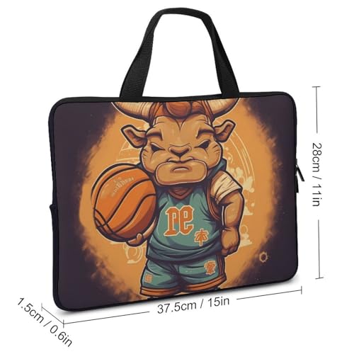 Sacoche ordinateur portable 15 pouces sac bandoulière vache basket unisexe