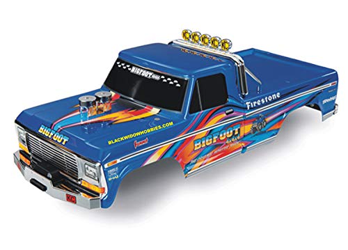 Best Promo Traxxas 3661X Body, Bigfoot No. 1, Blue-X Best Promo Traxxas 3661X Body, Bigfoot No. 1, Blue-X