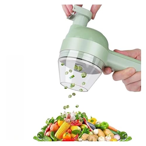 Set 4 en 1 Cortador de Verduras con Ajo y Triturador miniatura 1