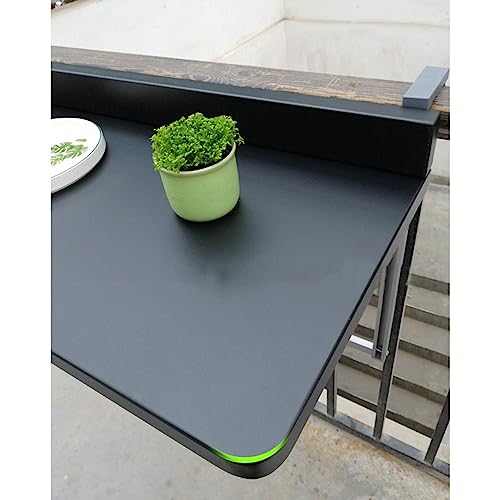 Table de bar pliable pour balcon table suspendue extérieure et portable