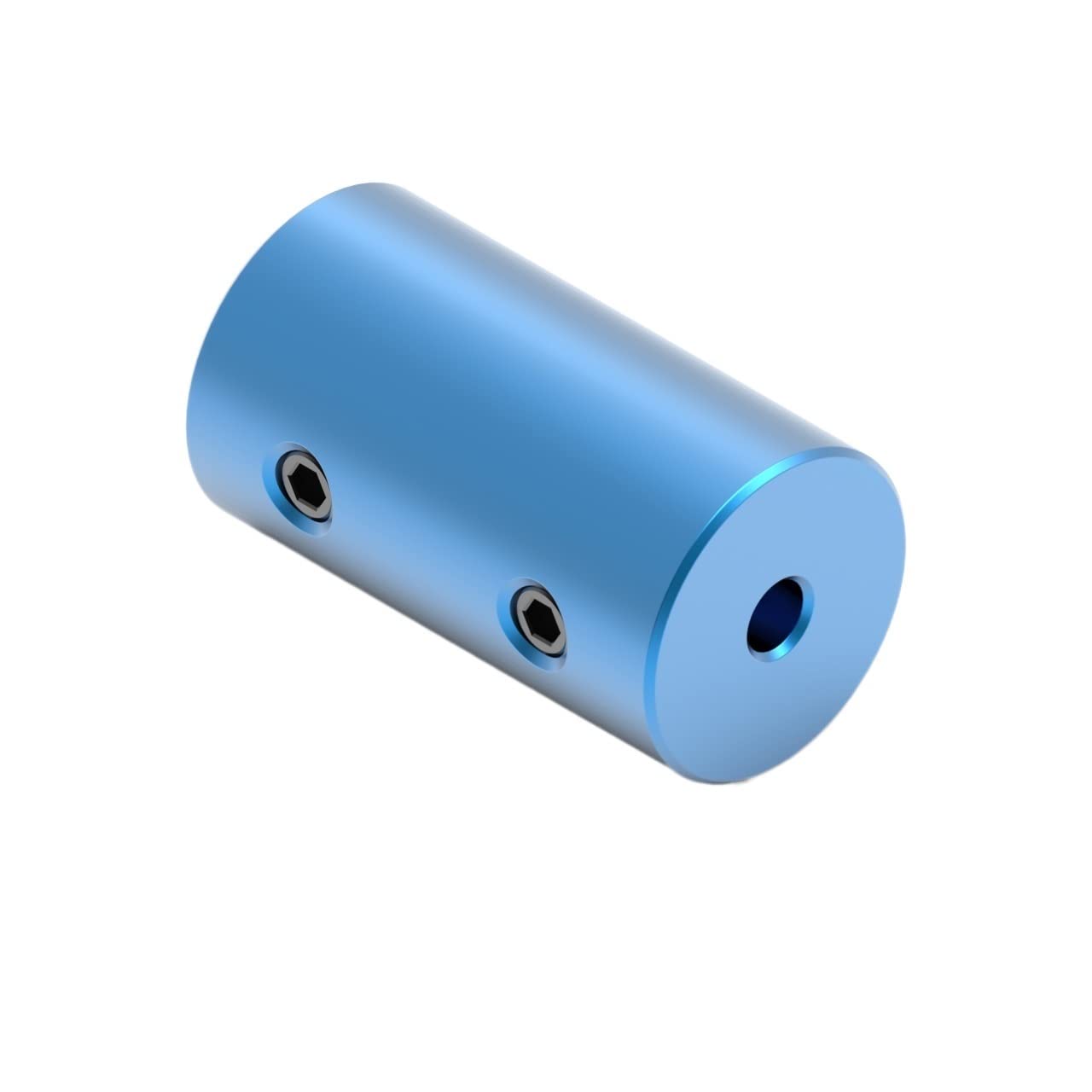 Arbre Coupleur 2 pièces D14L25 accouplements en alliage d'aluminium alésage 3/3.17/4/5/6/6.35/7/8 Mm coupleur d'arbre Flexible bleu imprimantes 3D pièce de moteur pas à pas Couplages(Taille:6mm to 8mm