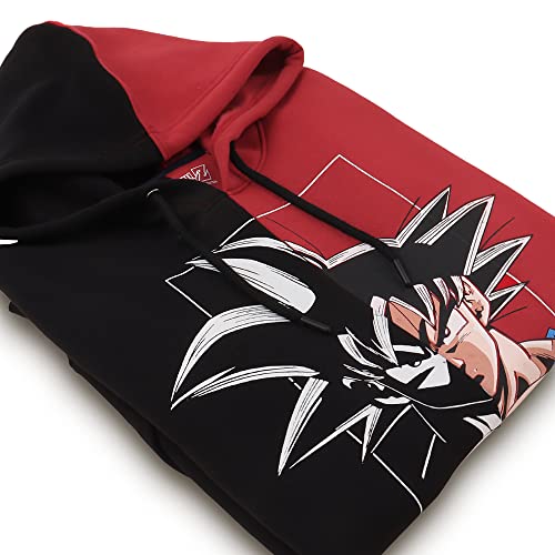 Image of Free Authority Dragon Ball Z Printed Regular Fit Black Poly Cotton Men's Hoodies