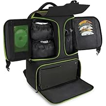 ENHANCE Console Gaming Backpack Compatible with Xbox Series X , Series S - Series X Carrying Case with Compartments for Controllers, Games & Accessories - Headset Storage , Zippered Pockets