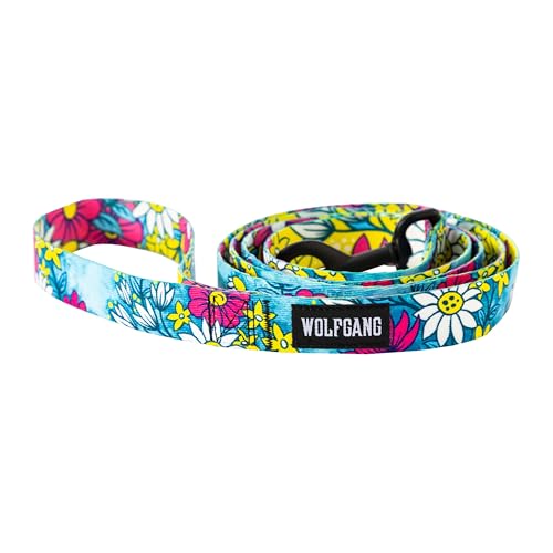 Wolfgang 1 Inch Venture Dog Leash Lazydaisy Print Small