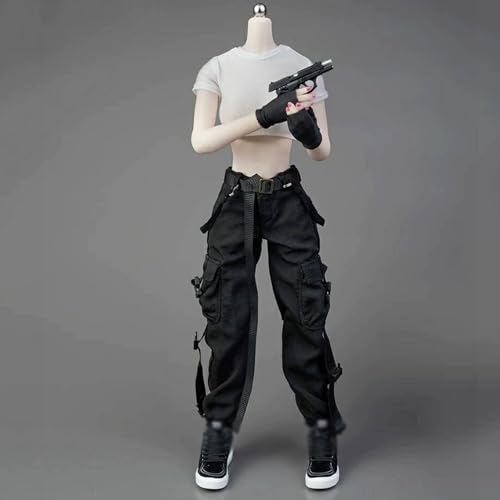 Vêtements figurine poupée 1/6 tenue combat miniature avec gilet gants