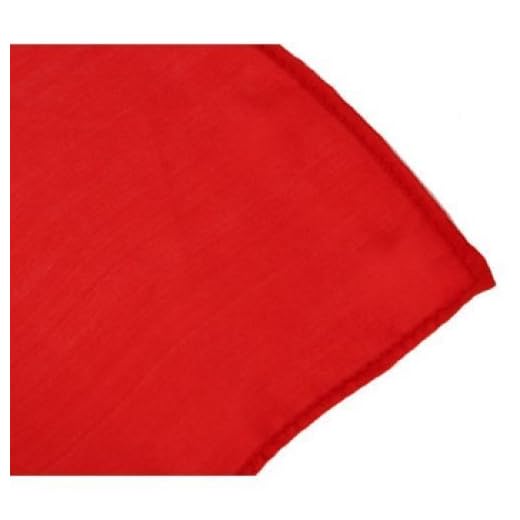Magic by Gosh Foulard en Soie (45 x 45 cm) Rouge