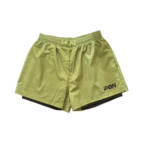 Iron Jiu Jitsu Hybrid Combat Shorts with Built-in Compression Liner