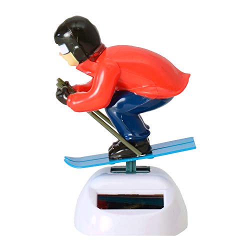 Preisvergleich Produktbild Unbekannt Skifahrer Solarfigur - Solar Figur