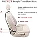 Meolsaek Kick Mats Back Seat Protector, Waterproof Oxford Seat Back Protector, Car Seat Back Protector for Kids, Back of Seat Protector for Kids Feet Car Seat (1pc-3 Pockets)