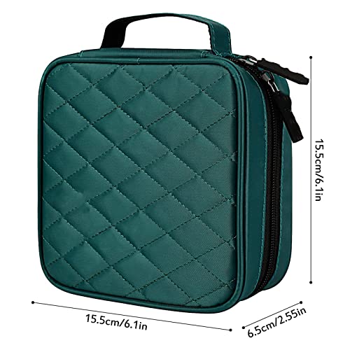 Cd Case Dvd Storage Case: 40 Capacity Hard Cd Case Holder Organizer Portable Carrying Dvd Wallet Binder Home Album Organizer For Car Office Home Travel | Movie Media Audio Music (Green) #TOP2