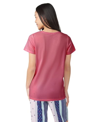 Image of HUE Women's Summer Vacation Pajama Separates, Soft, Whimsical Print Pjs with Tropical Beach Themes, Flip Flops, Cocktails