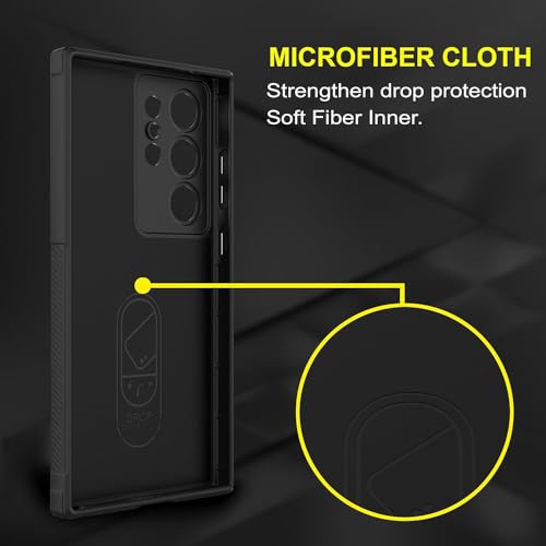 Image of amazon basics Mobile Cover for Samsung Galaxy S24 Ultra 5G | Full Camera Protection | Liquid Silicon Case | Flexible Bumper Case for Samsung Galaxy S24 Ultra 5G (Black)