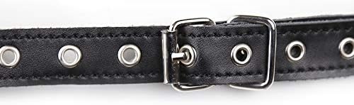 Black BDSM Bondage Leather Iron Chain Fun Clothing Fun Underwear Fun Supplies Women's Equipment Stage Performance Couple Toys