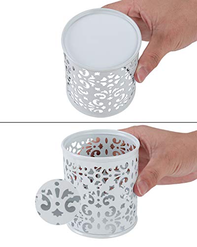Easypag 2 Pack Pen Holder For Desk Pencil Cup Marker Holder Makeup Brush Holders Desk Accessories & Workspace Organizers For Home, School & Office,White #TOP3