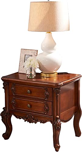 Table de chevet en bois massif compacte pour optimiser le rangement de votre chambre