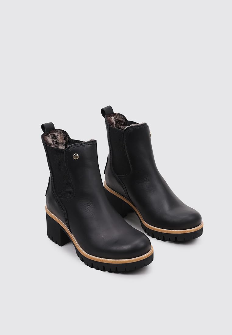 Panama Jack - Bota Panama Pia B11 Negro Mujer Cuero