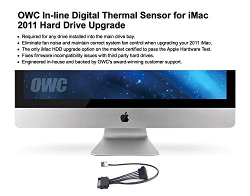 OWC Inline HDD-upgrade kabel iMac 2011 SATA schijf digitale thermosensor 21,5" & 27" modellen - Afbeelding 6