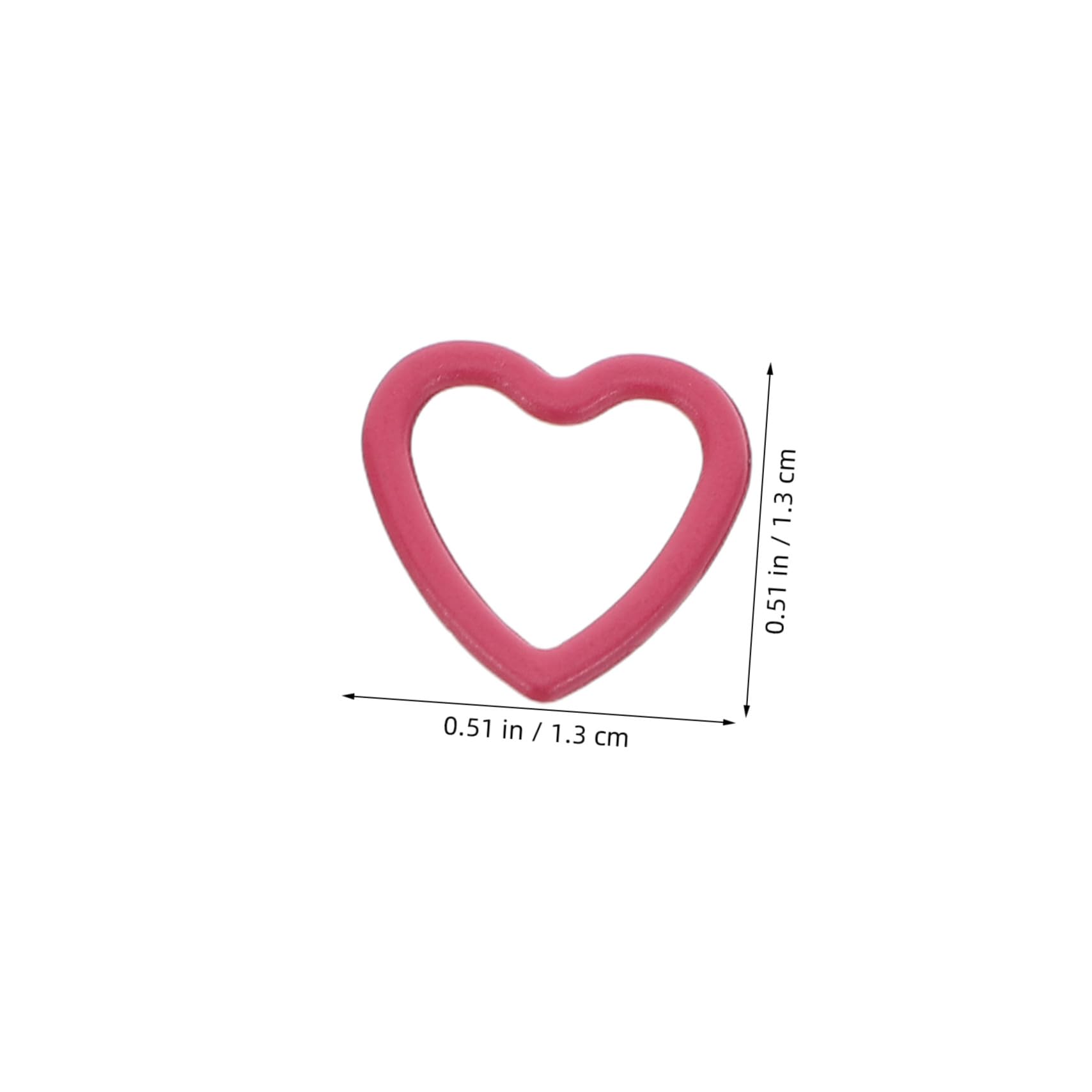 Operitacx 240pezzi Segnapunti Forma di Cuore per Uncinetto in Metallo Colorato Strumenti per Maglieria per Progetti Fai da Te Filati Accessori per Uncinetto