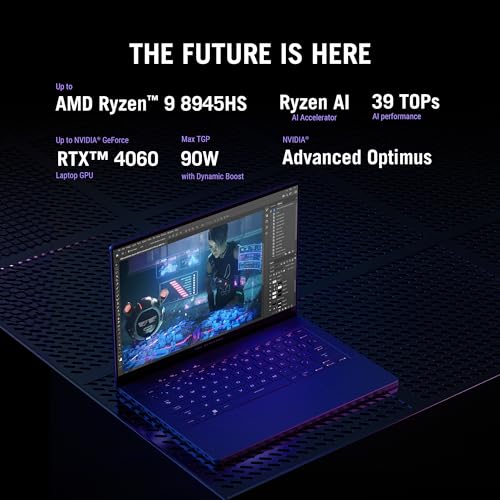 ASUS ROG Zephyrus G14 (2024), AMD Ryzen 9 8945HS, 14.0-inch 3K OLED 120Hz, Gaming Laptop (16GB/1TB SSD/NVIDIA GeForce RTX 4060 /Windows 11/Eclipse... - Image 2