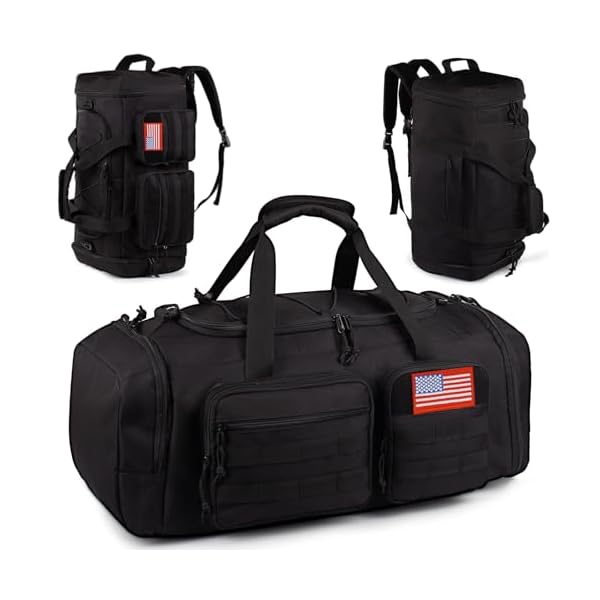 Tactical-Gym-Bag-for-Men50L-Large-3-in-1-Sports-Duffle-Bag-with-Shoes-Compartment-for-TravelWater-Resistant-Travel-Backpack-Weekender-Overnight-Bag-with-Wet-Pocket-for-Women Tactical Gym Bag for Men,50L Large 3 in 1 Sports Duffle Bag with Shoes Compartment for Travel,Water Resistant Travel Backpack Weekender Overnight Bag with Wet Pocket for Women