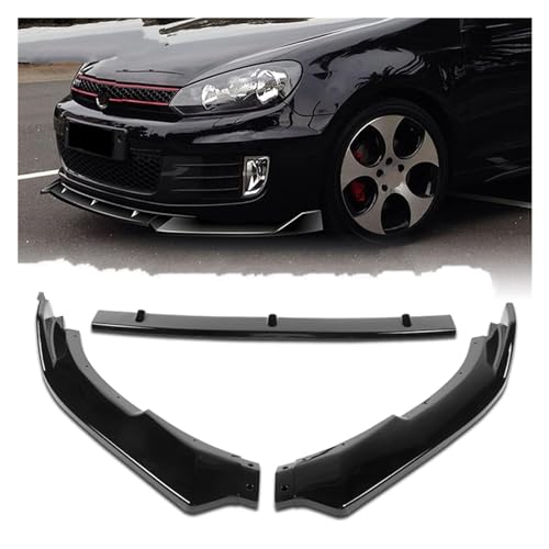 JHMHCOQ Coche Alerón Delantero Carrocería Difusor Labio Divisor Parachoques Delantero Coche Protector Alerón para Golf 6 MK6 para GTI para GTD 2008 2009-2012 2013. Spoiler Difusor Cuerpo