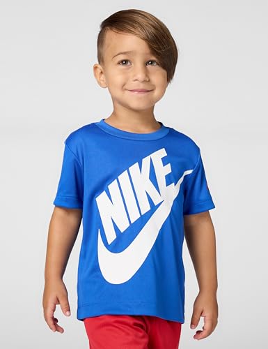 Image of Nike Boys' Dri-FIT Sportswear T-Shirt and Mesh Shorts 2-Piece Outfit Set