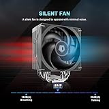 ID-COOLING FROZN A410 SE CPU Air Cooler, 4×Ф6mm High-Performance Heatpipes, 120mm Quiet Fan Low Noise 24.8 dB(A), Intel LGA1851/1700/1200/1150/1151/1155; AMD AM5/AM4 - Image 5