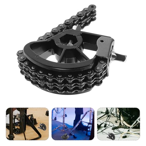 Pedal Simple para Bombo con Cadena Doble Negro miniatura 7